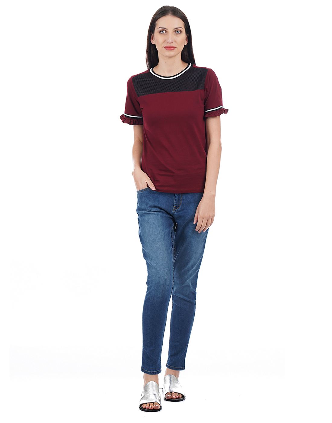 Flying Machine Women Casual Wear Solid Jeans